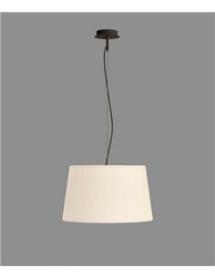 Lámpara colgante Stilo - ACB Lighting - Pantalla de algodón, 2 tamaños