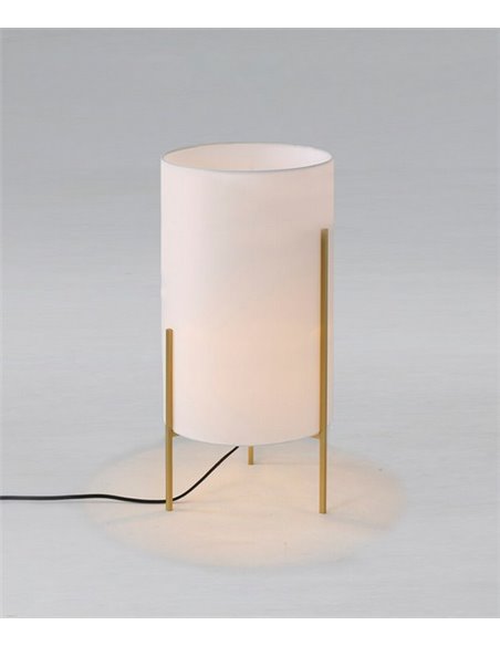 Lámpara de mesa Naos – ACB – Lámpara textil, 40-55 cm