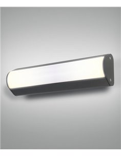 Aplique de pared de exterior Aka – ACB – Lámpara de exterior negra, 30 cm 2