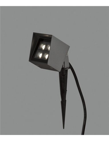 Proyector de exterior Apus – ACB – Lámpara antracita, IP65, LED 3000K