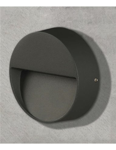 Lámpara de pared de exterior Spica – ACB – Lámpara antracita, IP65, 10 cm