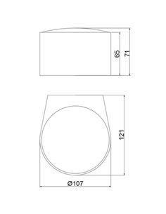 Aplique de pared de exterior Ania – ACB – Lámpara de pared antracita, LED 3000K 2