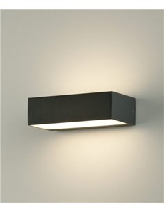 Aplique de pared de exterior Draco - ACB – Lámpara de pared antracita, 20.7 cm 2