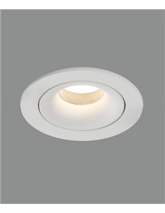 Foco empotrable Musca – ACB – Downlight blanco, 1xGU10, 9 cm 2