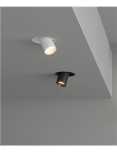 Foco de techo empotrable Gina – ACB – Lámpara orientable, GU10