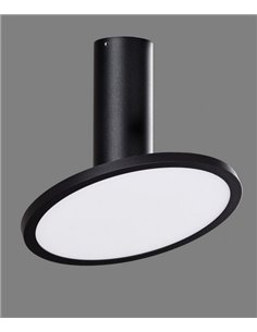 Plafón de techo Morgan – ACB – Orientable, LED 3000K, Metal blanco-negro 2