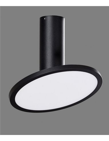 Plafón de techo Morgan – ACB – Orientable, LED 3000K, Metal blanco-negro