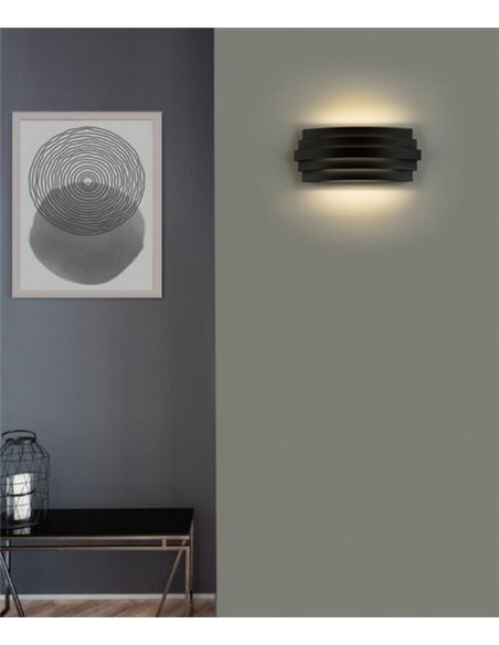 Aplique de pared moderno Luxur – ACB – Lámpara de pared decorativa, 30 cm