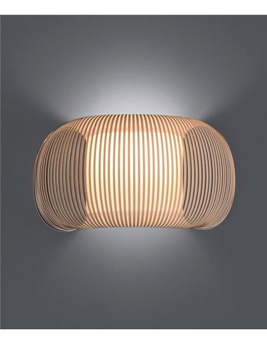 Aplique de pared Acrílico Mirta – ACB – Lámpara textil, 40 cm