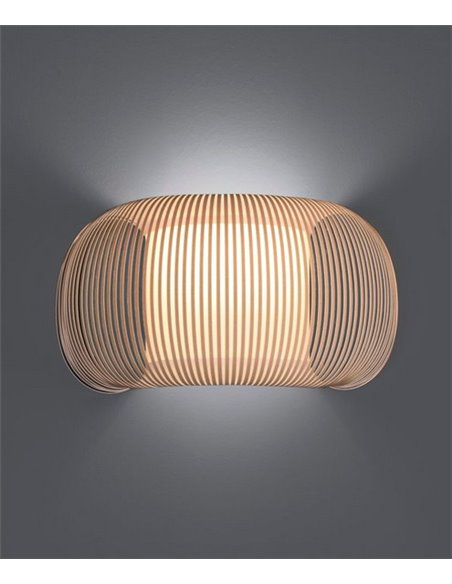 Aplique de pared Acrílico Mirta – ACB – Lámpara textil, 40 cm