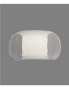 Aplique de pared Acrílico Mirta – ACB – Lámpara textil, 40 cm 2