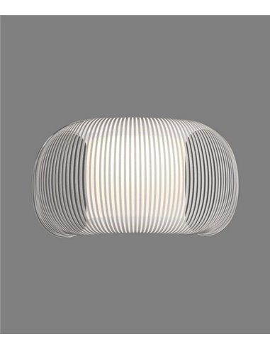 Aplique de pared Acrílico Mirta – ACB – Lámpara textil, 40 cm