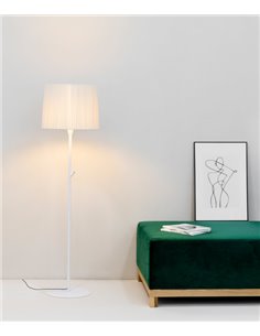 Lámpara de pie Samba – Faro – Pantalla textil, 154 cm, 1xE27