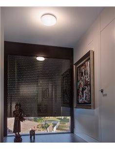Lámpara plafón de techo Zon – Faro – IP54, Regulable Triac