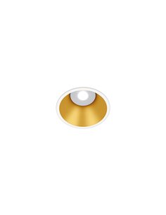Foco empotrable Lex - Arkoslight - Downlight bicolor, Ø 15.1 cm