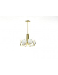 Chandelier Natural Alabaster 8 Lights - Tomás & Sáez
