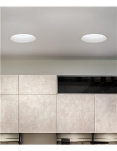 Drop Maxi - Arkoslight - Foco empotrable blanco para baño o exterior Ø 39.5 cm