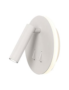 Aplique de pared Cayman – Mantra – Lámpara de lectura redonda 3000K LED