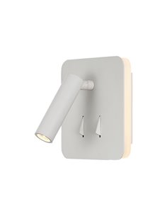 Aplique de pared Cayman – Mantra – Lámpara de lectura cuadrada 3000K LED