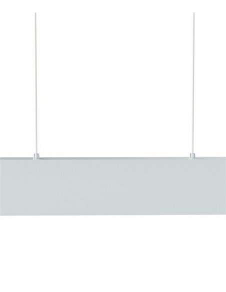 Colgante de techo Hanok – Mantra – Lámpara de oficina blanco+negro, LED 3000K, 110º