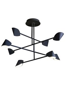 Lámpara colgante Capuccina - Mantra - Lámpara de techo decorativa 8 luces orientables