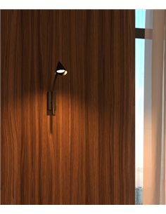 Aplique de pared Capuccina – Mantra – Lámpara de pared LED 3000K, pantalla orientable