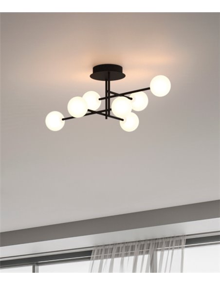 Plafón de techo Cellar – Mantra – Lámpara de techo bola, 7 luces, G4