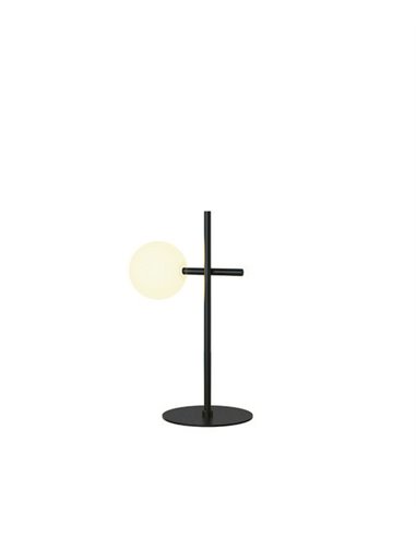 Lámpara de mesa Cellar – Mantra – Lámpara bola, G4, Negra