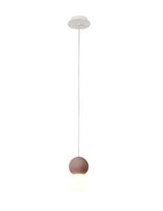 Colgante de techo Galaxia – Mantra – Lámpara de techo bola, Blanco+Gris+Rojo, E27 2