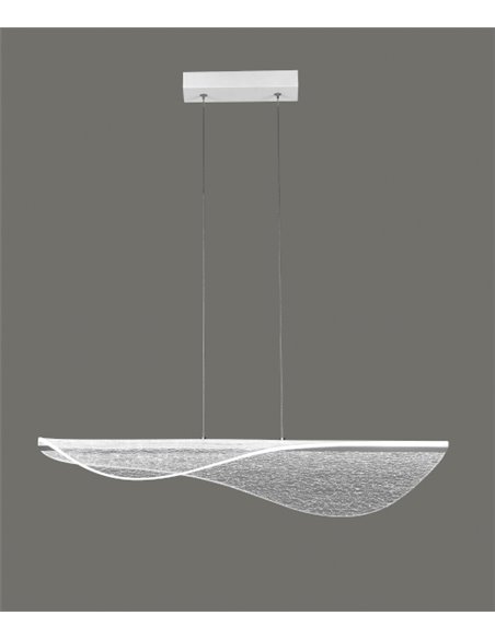 Colgante de techo Bianca – Mantra – Lámpara de techo blanca, LED 3000K