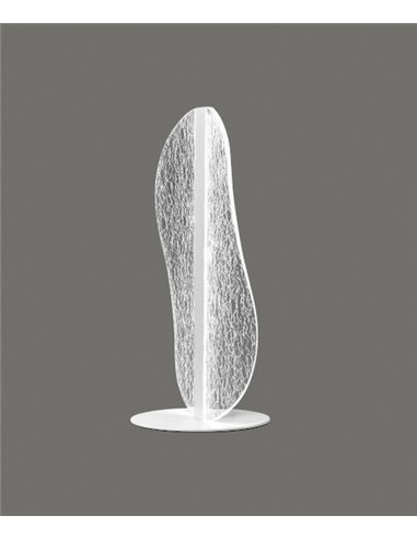 Lámpara de mesa Bianca – Mantra – Lámpara decorativa blanca, LED 3000K