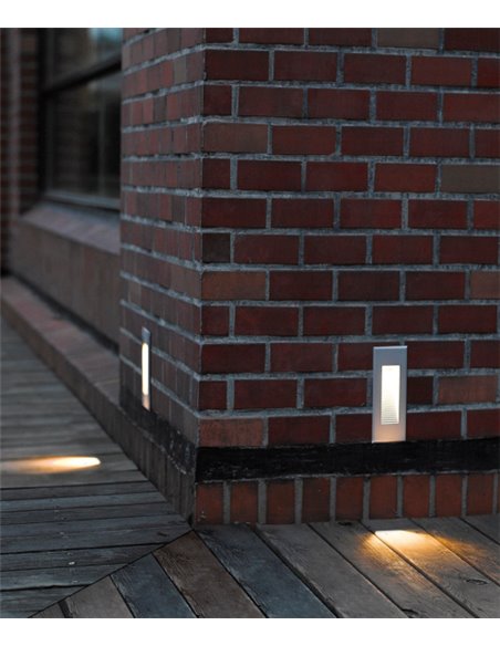 IP65 LED outdoor recessed light in 2 finishes - Dambel - Dopo - Novolux