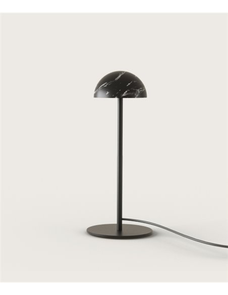 Lámpara de mesa Dussa – Aromas – Lámpara de mármol en 2 acabados, LED 27000K