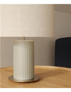 Lámpara de mesa Dab – Aromas – Lámpara decorativa de cerámica, Pantalla incluida 2