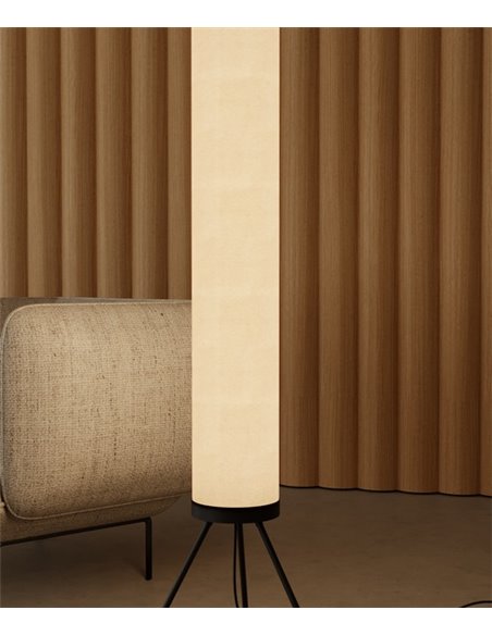 Lámpara de pie Nooi – Aromas – Pie de salón, 137 cm, Pantalla textil