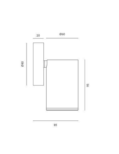 Foco LED Interior 5W, Plafón Orientable 360° Giratorio e