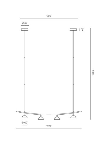 Designers Fountain SL602T1840 - Lámpara De Techo Colgante LED T8 De 4 Pies Para Garaje, Banco De Trabajo, Taller Y Cuarto De Servicio, Tubos Blancos, SL602T1840