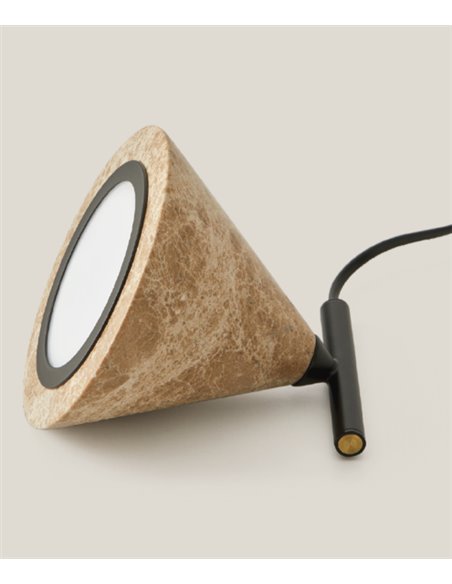 Lámpara de mesa Iconic – Aromas – Lámpara de mármol, Regulable, LED 3000K