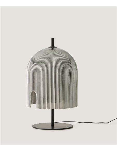 Lámpara de mesa Bora – Aromas – Lámpara de cerámica y vidrio, con batería  recargable, regulable LED