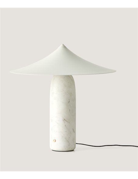 Lámpara de mesa Kine – Aromas – Lámpara inspiración japonesa, de mármol, LED 3000K, Regulable