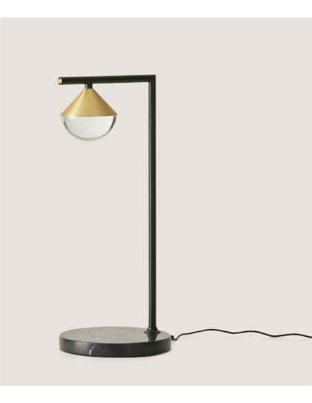 Lámpara de mesa Nino – Aromas – Lámpara de mármol, LED 3000K, Regulable