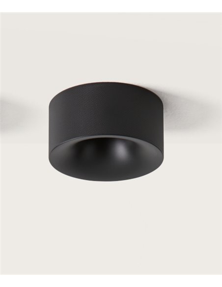 Empotrable de techo Focus – Aromas – Lámpara de acero y alabastro, 10 cm