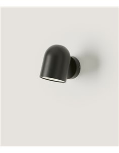 Aplique de pared Pipe – Aromas – Aplique orientable, Lámpara negra, LED 3000K 2