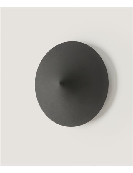 Aplique de pared Hat – Aromas – Aplique inspiración japonesa, Lámpara negra+dorada, LED 3000K