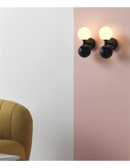 Aplique de pared Dalt – Aromas – Lámpara de pared de mármol, 10 cm, LED 3000K
