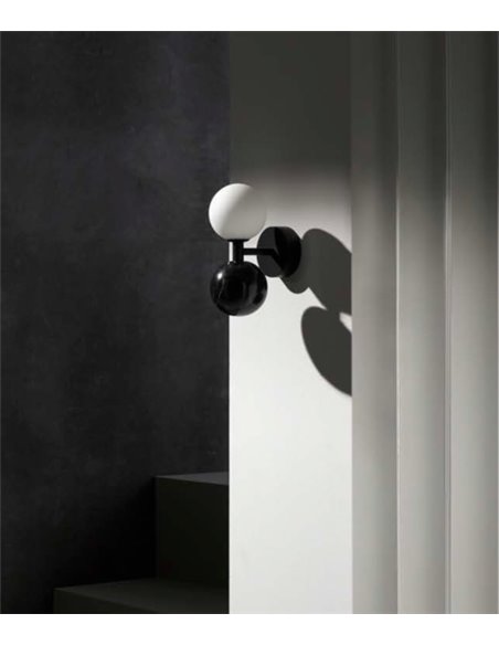 Aplique de pared Dalt – Aromas – Lámpara de pared de mármol, 10 cm, LED 3000K