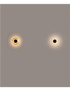 Aplique de pared Horizon - Milán - Lámpara circular minimalista cortada a laser