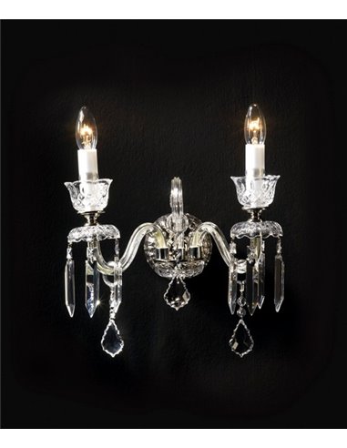 Aplique de pared – Copenlamp – Lámpara de cristal Asfour