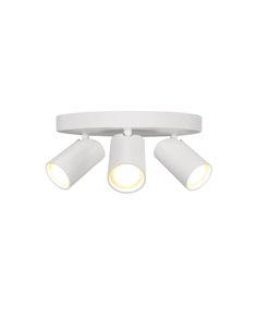 Foco de techo empotrable Sal - Mantra - Foco orientable 3 luces, blanco o negro