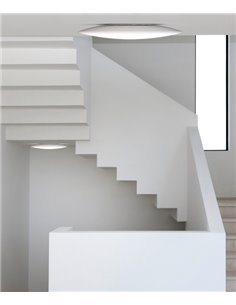Plafón de techo Slim – Mantra – Plafón de techo redondo, luz LED, color blanco
